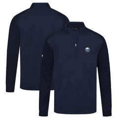 NHL Buffalo Sabres Levelwear Aztec Insignia Core Quarter-Zip Pullover Top - Navy