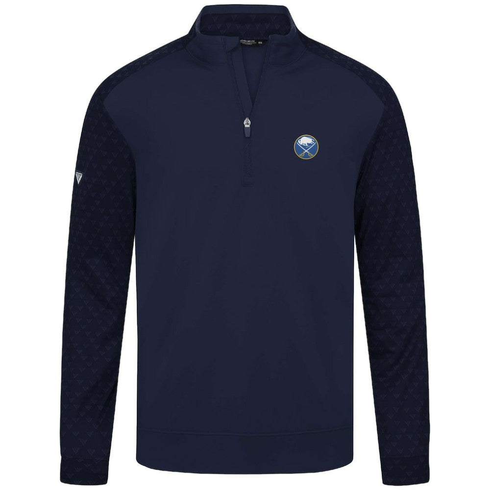 NHL Buffalo Sabres Levelwear Aztec Insignia Core Quarter-Zip Pullover Top - Navy