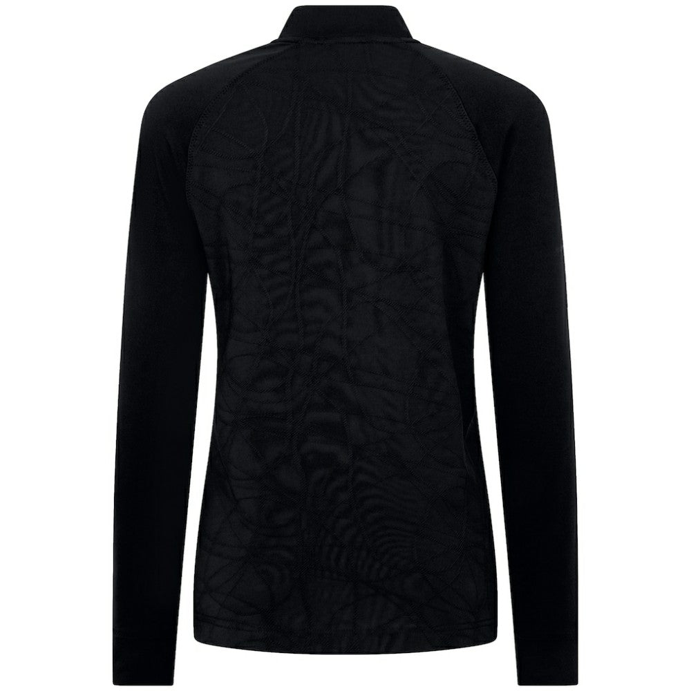 NHL Dallas Stars Levelwear Women's Amethyst Insignia Core Quarter-Zip Jacket - Black