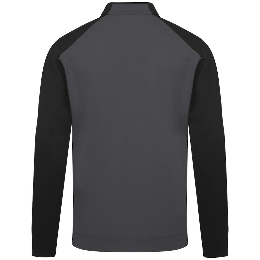NHL Minnesota Wild Levelwear Bayou Insignia Core Quarter-Zip Pullover Top - Charcoal