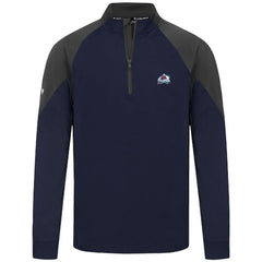 NHL Colorado Avalanche Levelwear Cadet Insignia Core Quarter-Zip Pullover Top - Navy