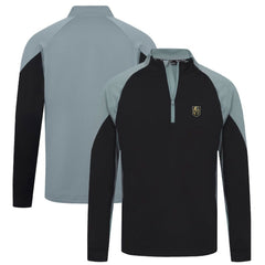 NHL Vegas Golden Knights Levelwear Cadet Insignia Core Quarter-Zip Pullover Top - Black
