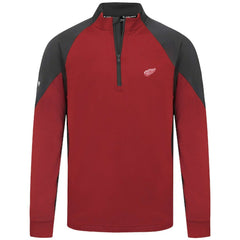NHL Detroit Red Wings Levelwear Cadet Insignia Core Quarter-Zip Pullover Top - Red