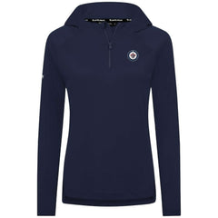 NHL Winnipeg Jets Levelwear Women's Raven Insignia Core Quarter-Zip Jacket - Navy