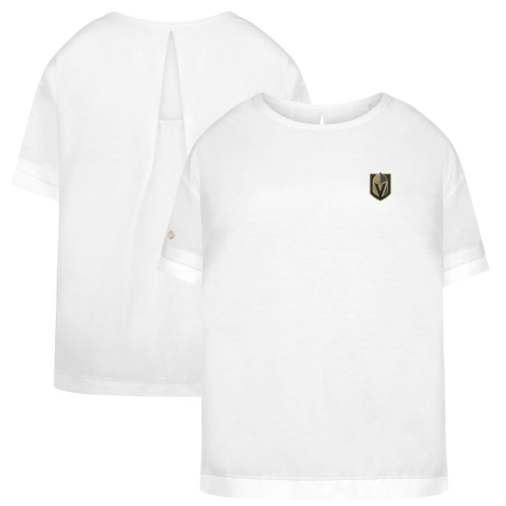 NHL Vegas Golden Knights Levelwear Women's Tulip Primary Logo T-Shirt - White