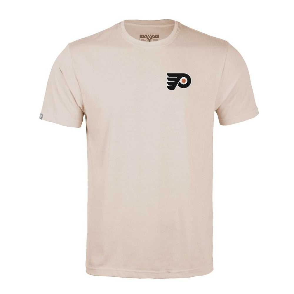 NHL Philadelphia Flyers Levelwear Richmond Stained Glass T-Shirt - Khaki
