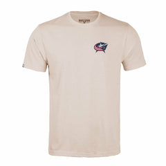 NHL Columbus Blue Jackets Levelwear Richmond Stained Glass T-Shirt - Khaki