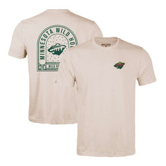 NHL Minnesota Wild Levelwear Richmond Stained Glass T-Shirt - Khaki