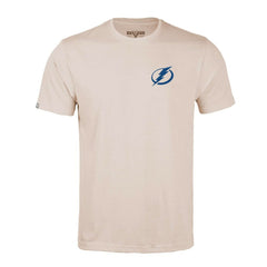 NHL Tampa Bay Lightning Levelwear Richmond Stained Glass T-Shirt - Khaki