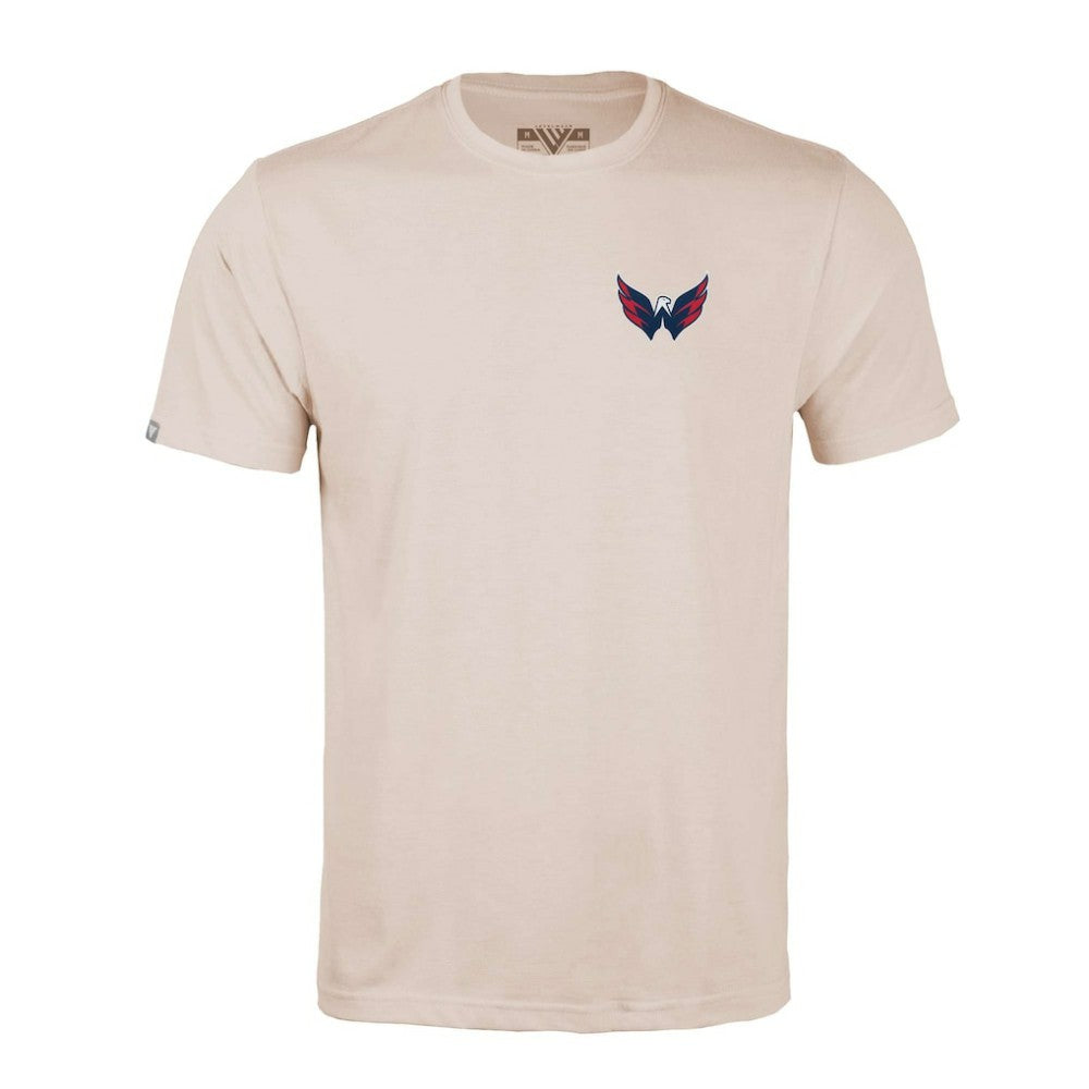 NHL Washington Capitals Levelwear Richmond Stained Glass T-Shirt - Khaki