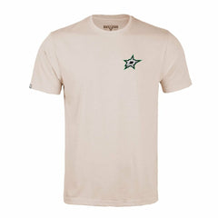 NHL Dallas Stars Levelwear Richmond Stained Glass T-Shirt - Khaki
