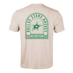 NHL Dallas Stars Levelwear Richmond Stained Glass T-Shirt - Khaki