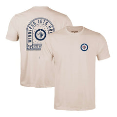 NHL Winnipeg Jets Levelwear Richmond Stained Glass T-Shirt - Khaki