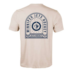NHL Winnipeg Jets Levelwear Richmond Stained Glass T-Shirt - Khaki