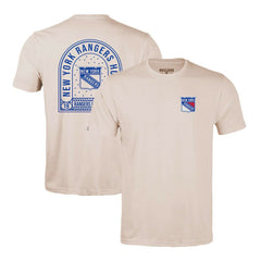 NHL New York Rangers Levelwear Richmond Stained Glass T-Shirt - Khaki