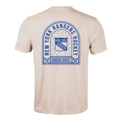 NHL New York Rangers Levelwear Richmond Stained Glass T-Shirt - Khaki