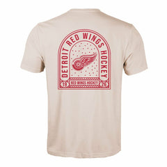 NHL Detroit Red Wings Levelwear Richmond Stained Glass T-Shirt - Khaki