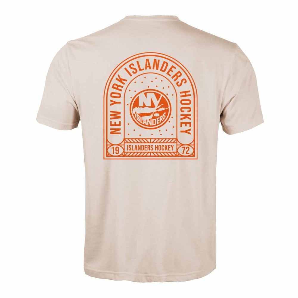 NHL New York Islanders Levelwear Richmond Stained Glass T-Shirt - Khaki