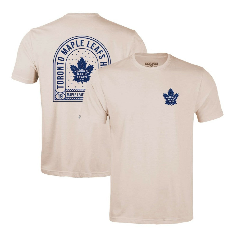 NHL Toronto Maple Leafs Levelwear Richmond Stained Glass T-Shirt - Khaki