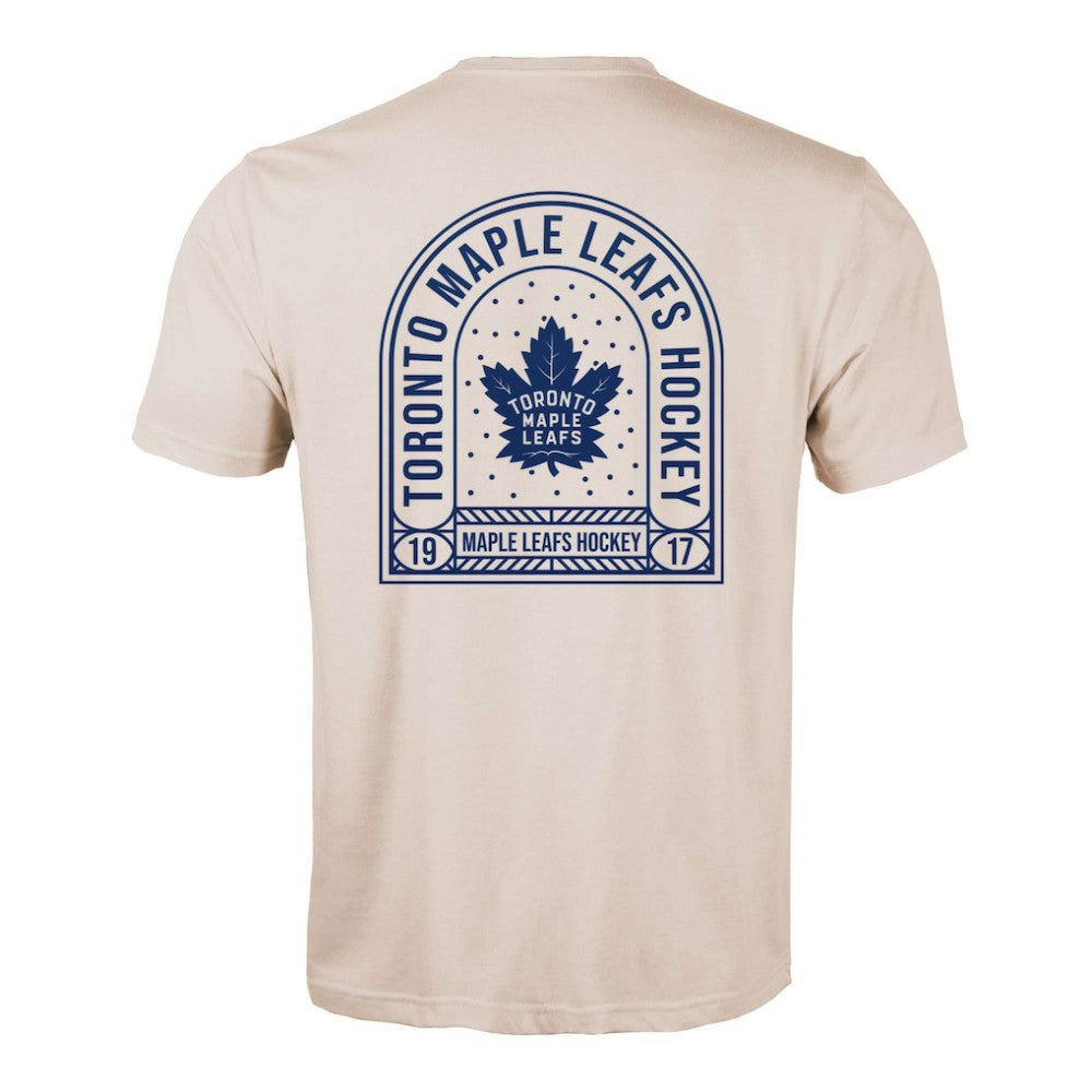 NHL Toronto Maple Leafs Levelwear Richmond Stained Glass T-Shirt - Khaki