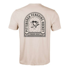NHL Pittsburgh Penguins Levelwear Richmond Stained Glass T-Shirt - Khaki