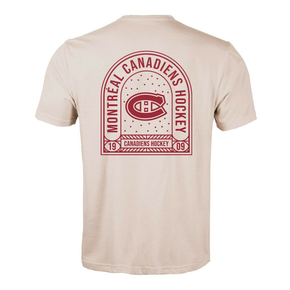 NHL Montreal Canadiens Levelwear Richmond Stained Glass T-Shirt - Khaki