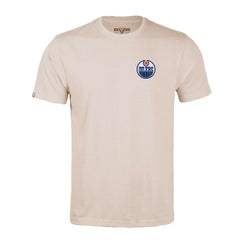 NHL Edmonton Oilers Levelwear Richmond Stained Glass T-Shirt - Khaki