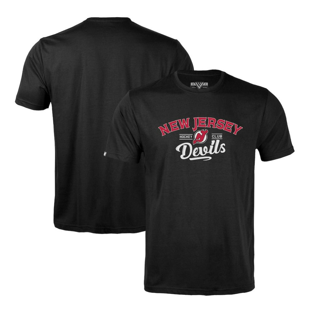 NHL New Jersey Devils Levelwear Richmond Ice Wall T-Shirt - Black