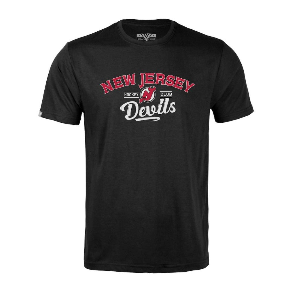 NHL New Jersey Devils Levelwear Richmond Ice Wall T-Shirt - Black