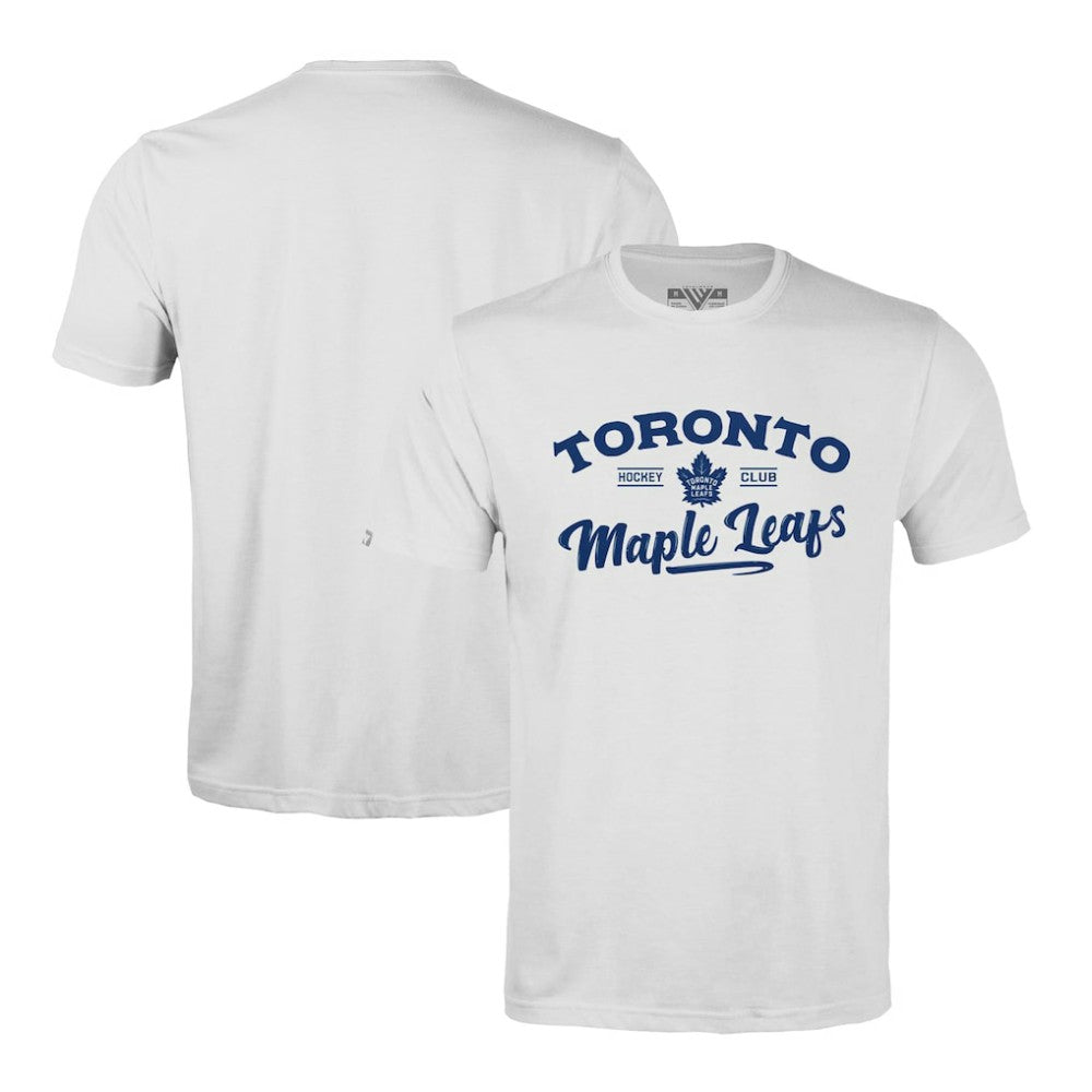 NHL Toronto Maple Leafs Levelwear Richmond Ice Wall T-Shirt - White