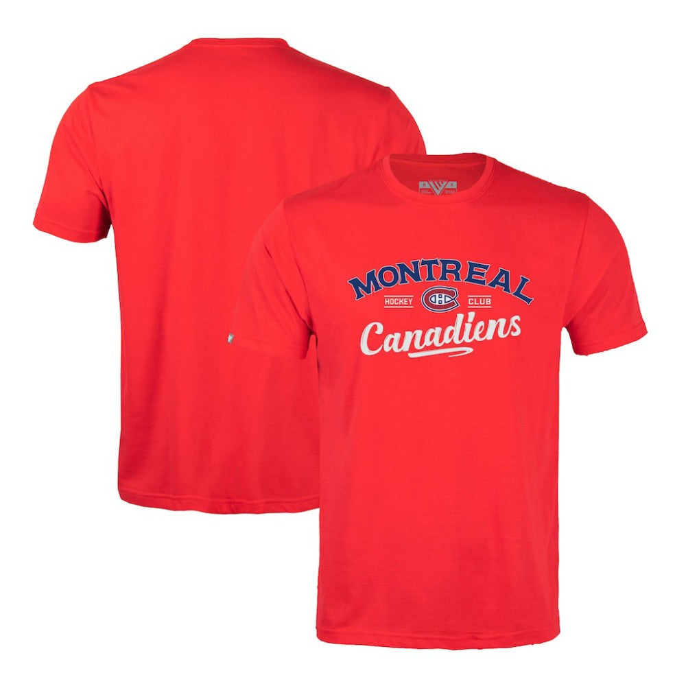 NHL Montreal Canadiens Levelwear Richmond Ice Wall T-Shirt - Red