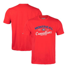 NHL Montreal Canadiens Levelwear Richmond Ice Wall T-Shirt - Red