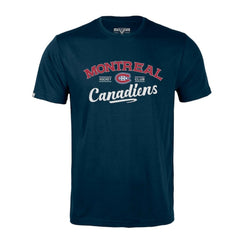 NHL Montreal Canadiens Levelwear Richmond Ice Wall T-Shirt - Navy