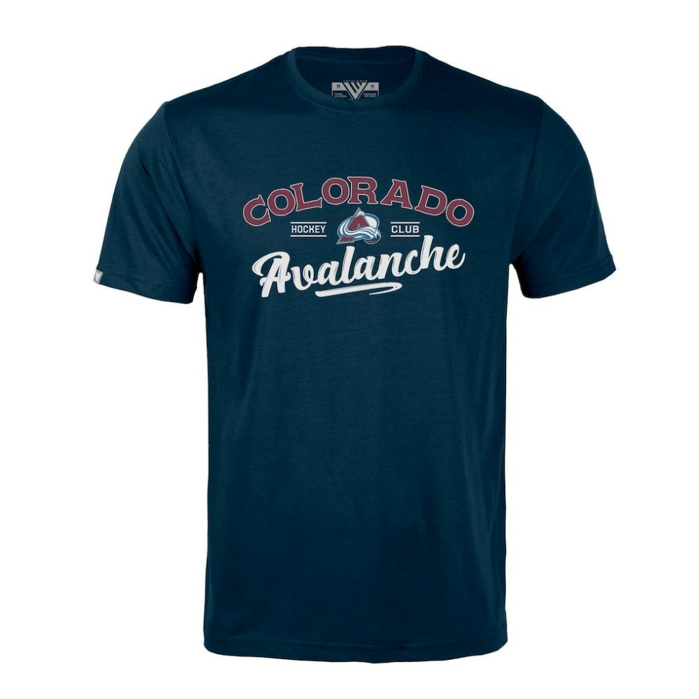 NHL Colorado Avalanche Levelwear Richmond Ice Wall T-Shirt - Navy