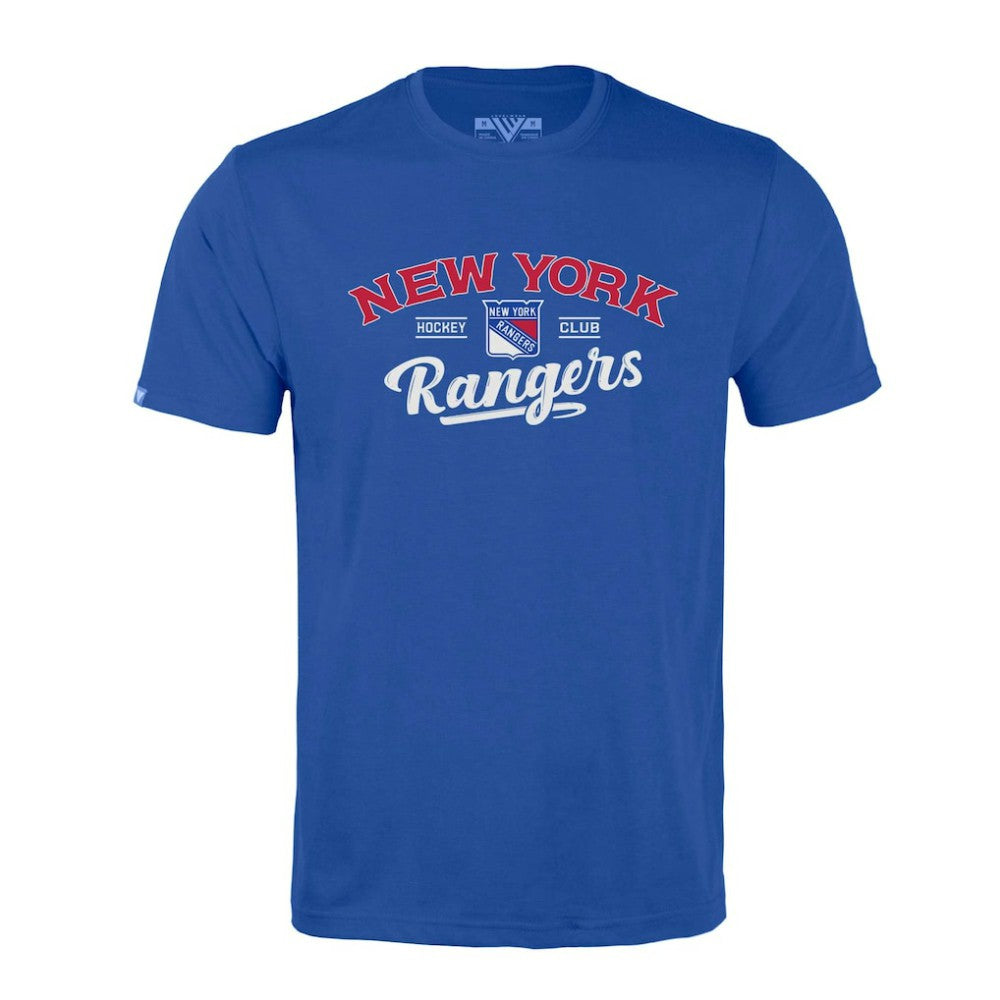 NHL New York Rangers Levelwear Richmond Ice Wall T-Shirt - Blue