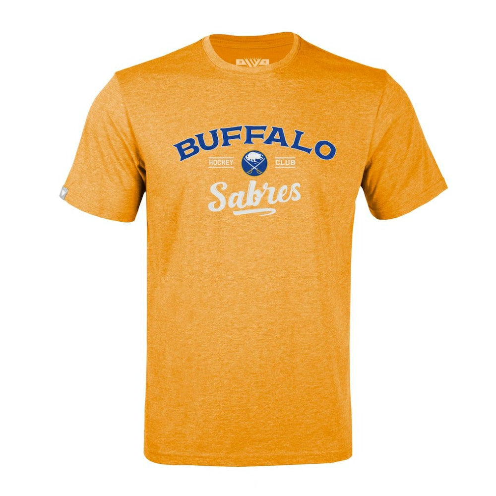 NHL Buffalo Sabres Levelwear Richmond Ice Wall T-Shirt - Gold