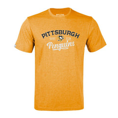 NHL Pittsburgh Penguins Levelwear Richmond Ice Wall T-Shirt - Gold