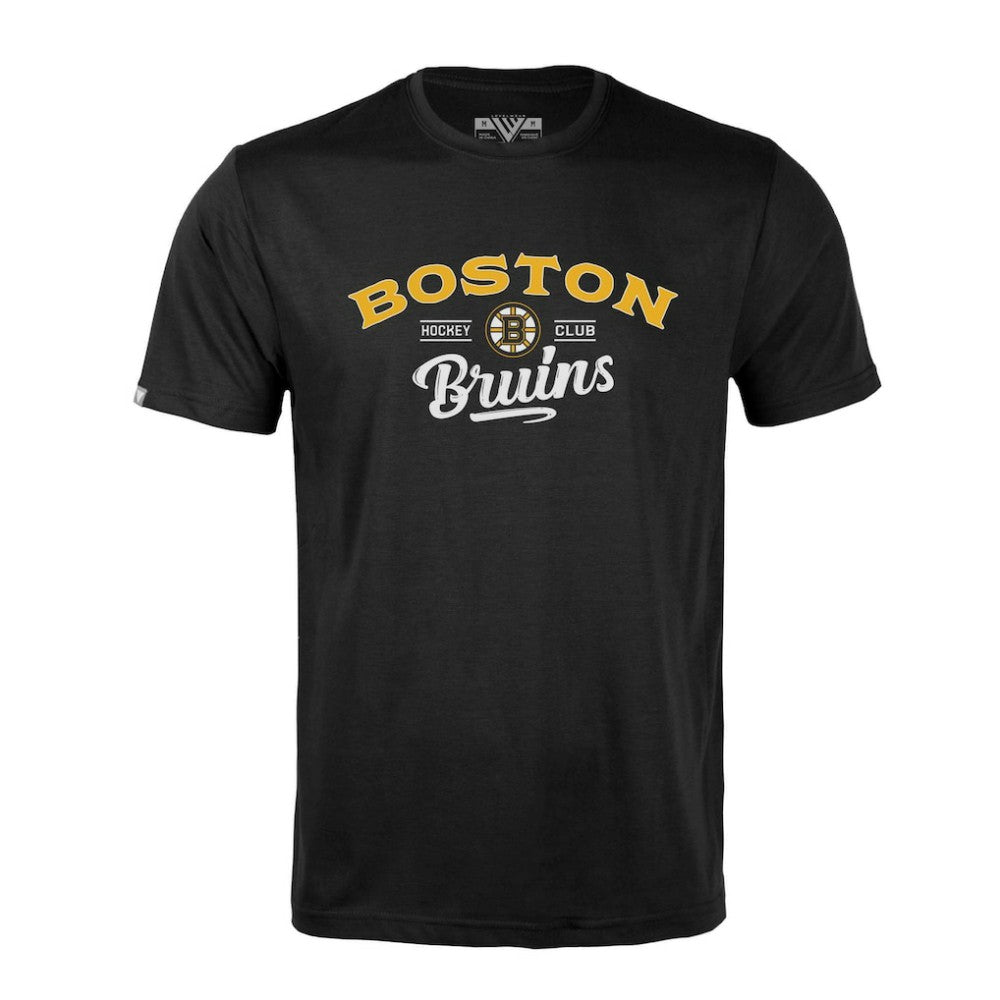 NHL Boston Bruins Levelwear Richmond Ice Wall T-Shirt - Black