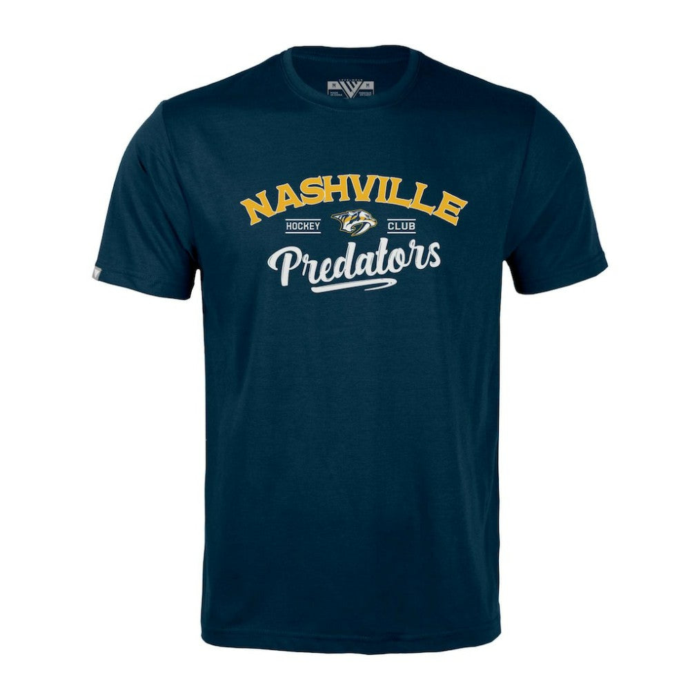 NHL Nashville Predators Levelwear Richmond Ice Wall T-Shirt - Navy