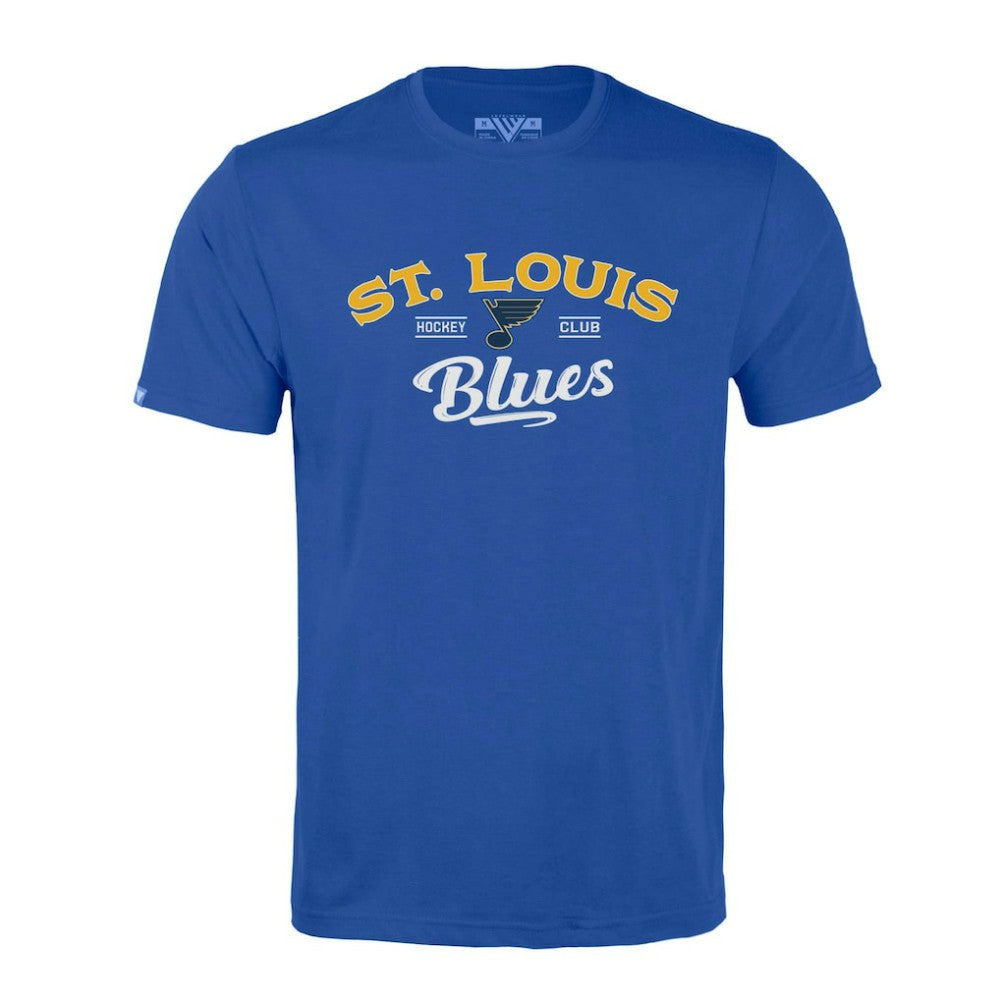 NHL St. Louis Blues Levelwear Richmond Ice Wall T-Shirt - Blue