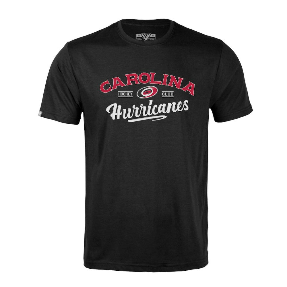 NHL Carolina Hurricanes Levelwear Richmond Ice Wall T-Shirt - Black
