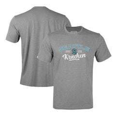 NHL Seattle Kraken Levelwear Richmond Ice Wall T-Shirt - Gray
