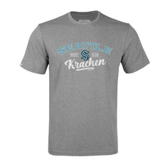 NHL Seattle Kraken Levelwear Richmond Ice Wall T-Shirt - Gray