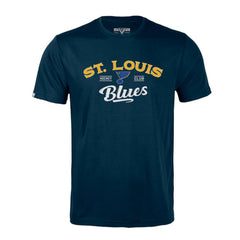 NHL St. Louis Blues Levelwear Richmond Ice Wall T-Shirt - Navy