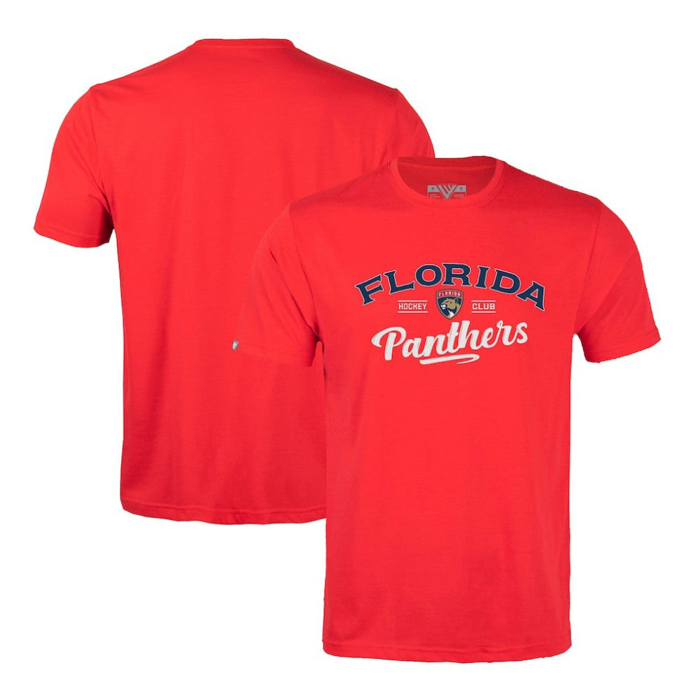 NHL Florida Panthers Levelwear Richmond Ice Wall T-Shirt - Red