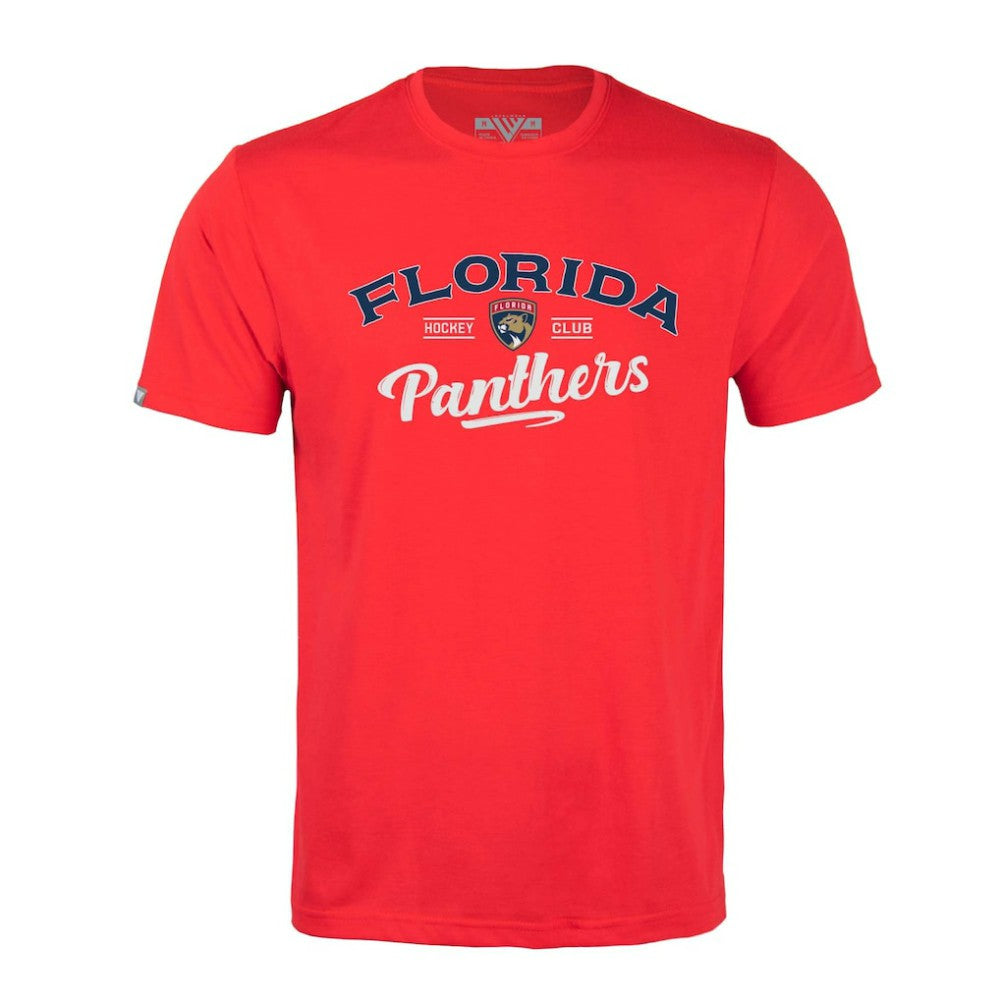 NHL Florida Panthers Levelwear Richmond Ice Wall T-Shirt - Red