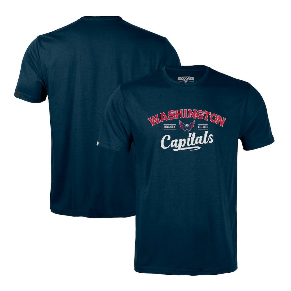 NHL Washington Capitals Levelwear Richmond Ice Wall T-Shirt - Navy