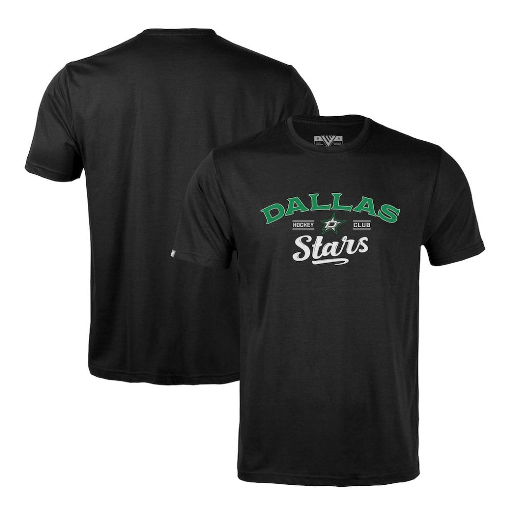 NHL Dallas Stars Levelwear Richmond Ice Wall T-Shirt - Black