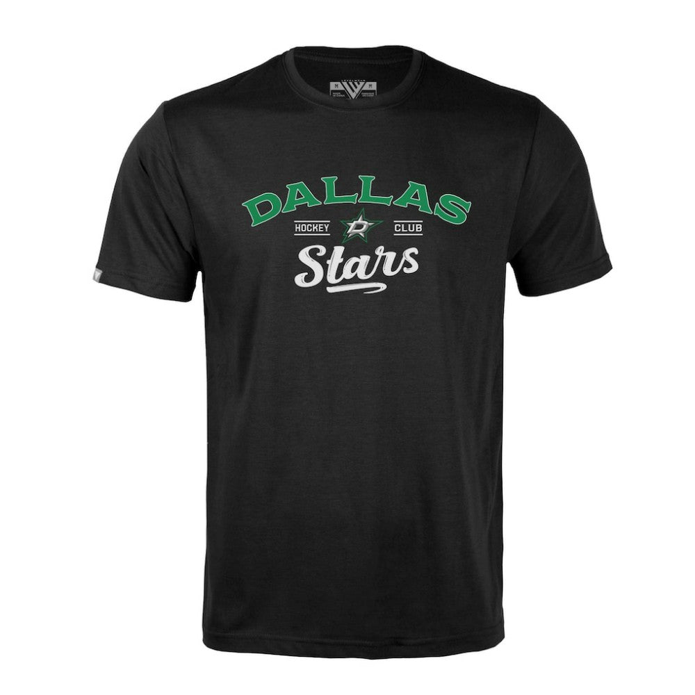NHL Dallas Stars Levelwear Richmond Ice Wall T-Shirt - Black