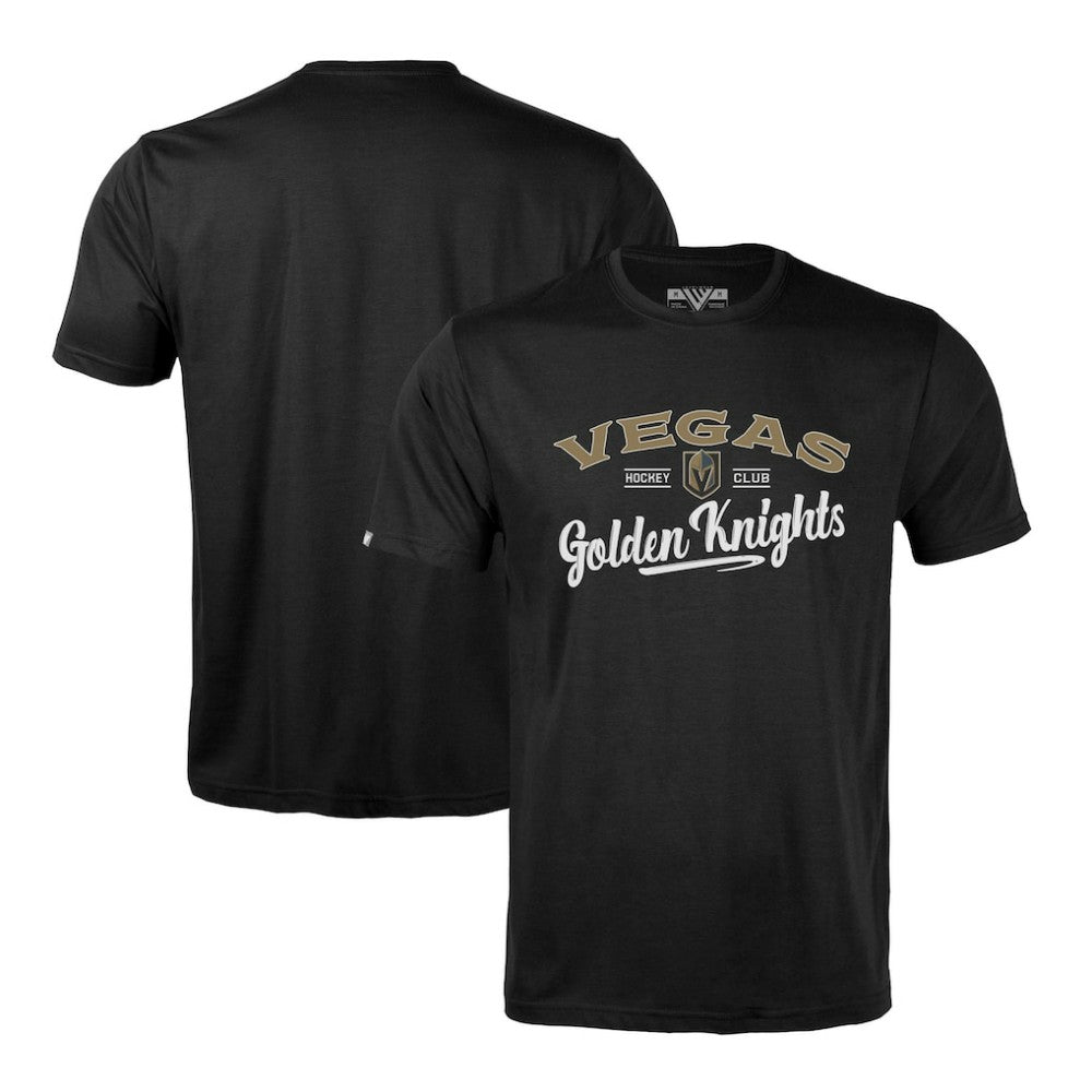 NHL Vegas Golden Knights Levelwear Richmond Ice Wall T-Shirt - Black